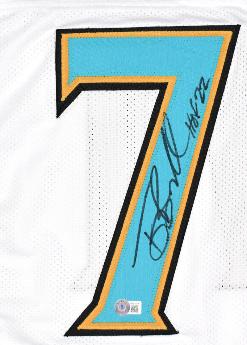 Tony Boselli Jacksonville Jaguars Autographed 8 x 10 Vertical Teal Jersey  on the Line Photograph