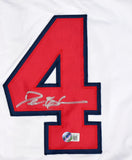 Deion Sanders Autographed White Pro Style Jersey- Beckett W Hologram *Silver Image 2