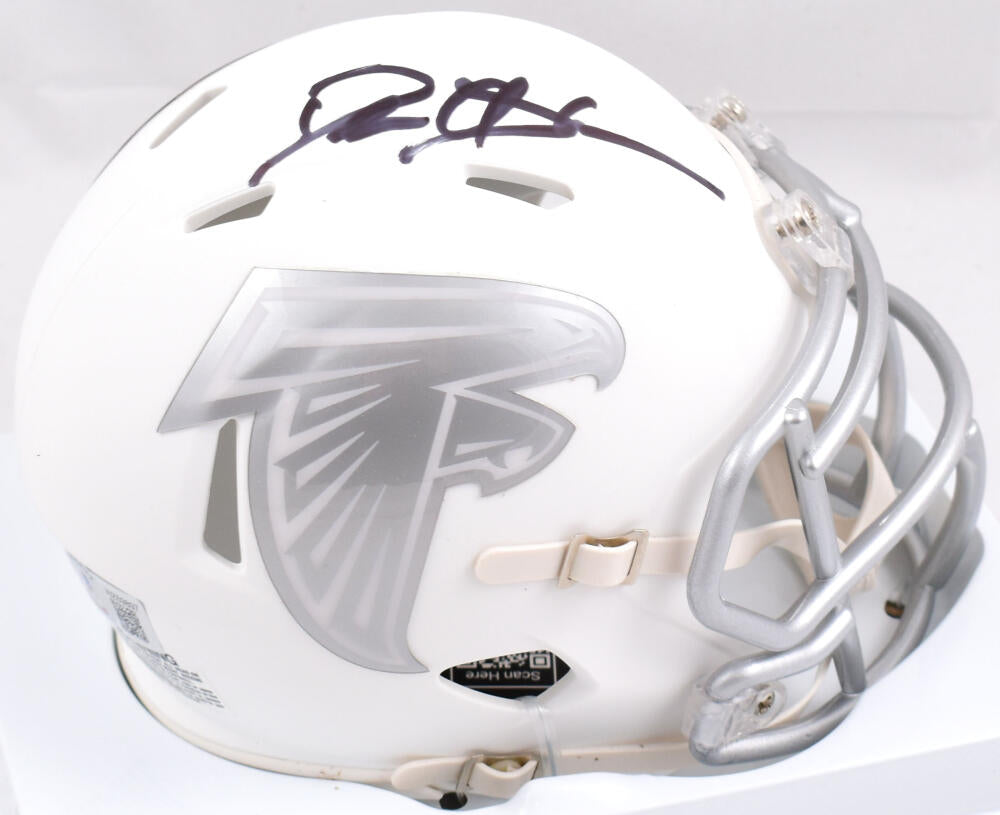 Deion Sanders Signed Ravens Salute to Service Speed Mini Helmet (Beckett)