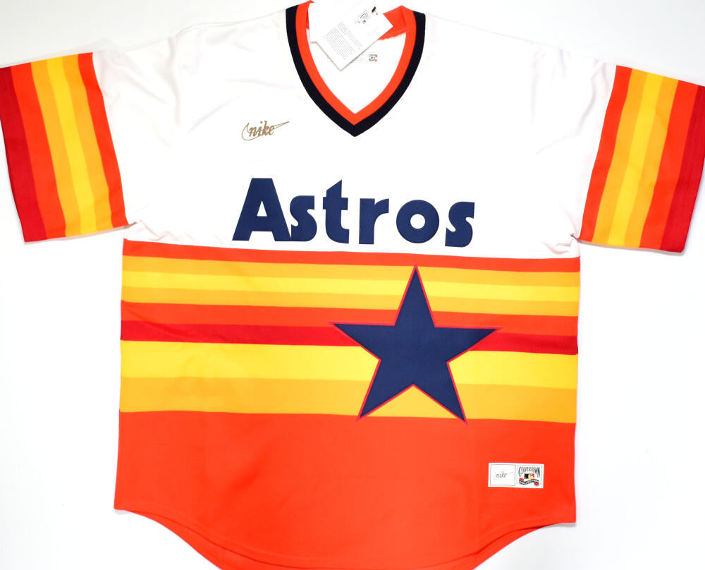 Jose Altuve Autographed Houston Astros Rainbow Nike Jersey- JSA W