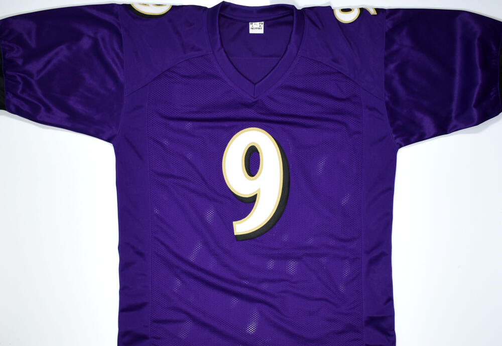 Justin Tucker Autographed Purple Pro Style Jersey - Beckett W Hologram –  The Jersey Source