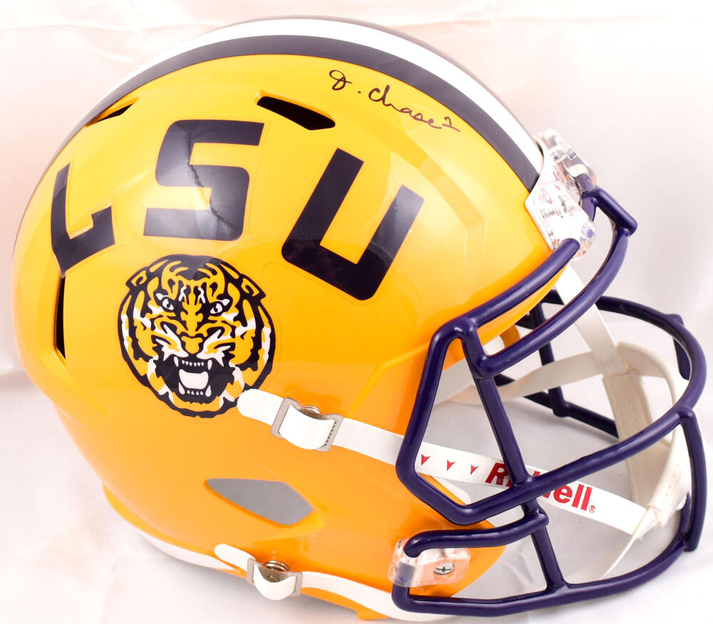 Ja'Marr Chase Autographed LSU Tigers F/S Speed Helmet-Beckett W Hologr –  The Jersey Source