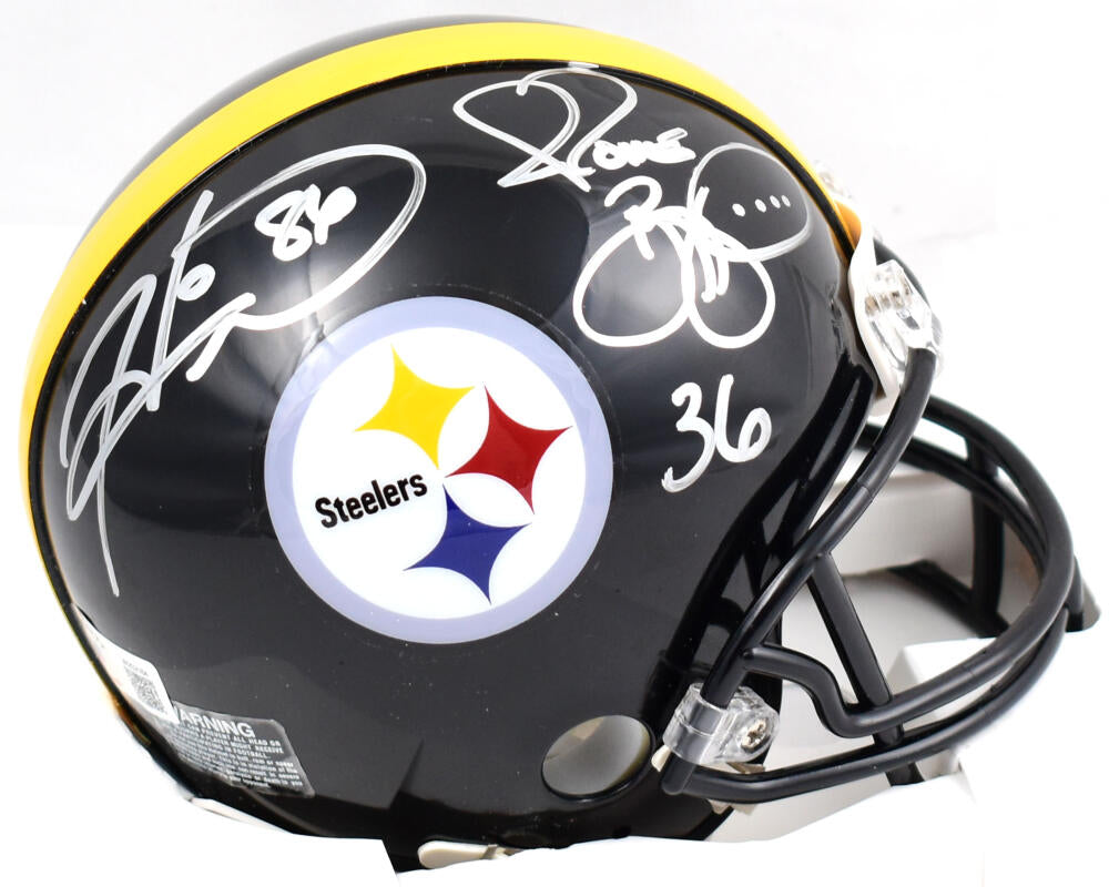 Jerome Bettis Signed Pittsburgh Steelers Speed Eclipse NFL Mini Helmet