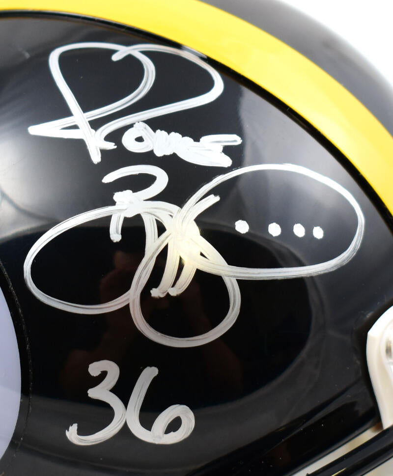 Jerome Bettis & Hines Ward Signed Steelers Mini Helmet (Beckett)