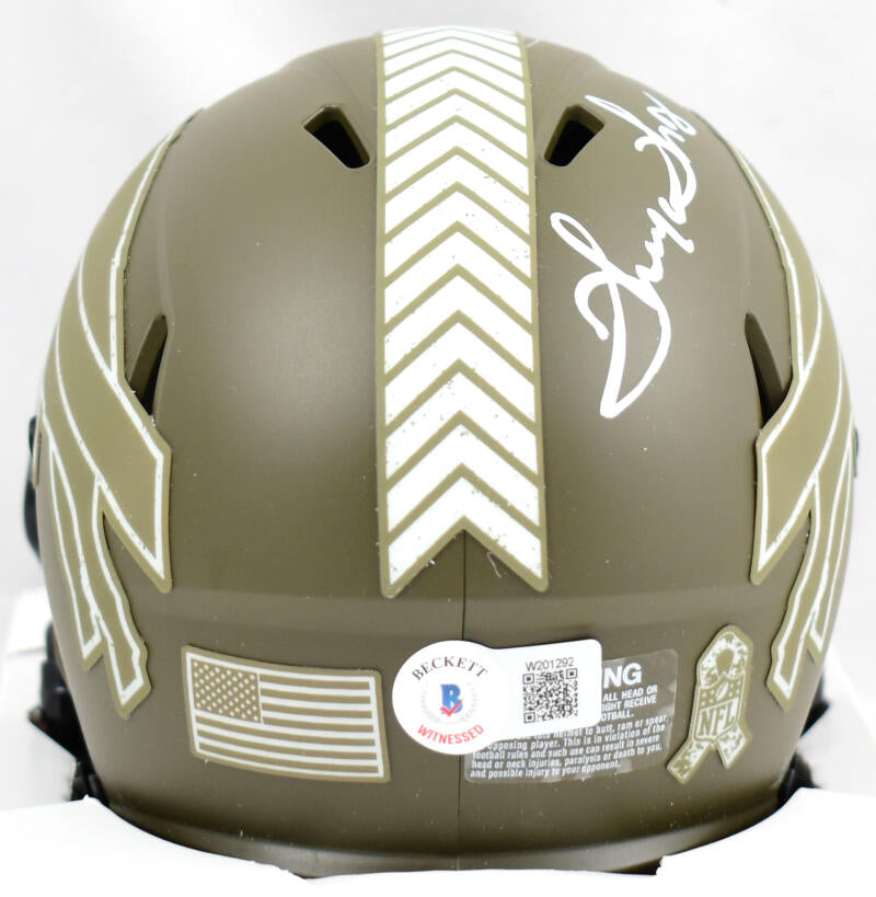 Riddell Buffalo Bills 2023 Salute to Service Speed Mini Helmet