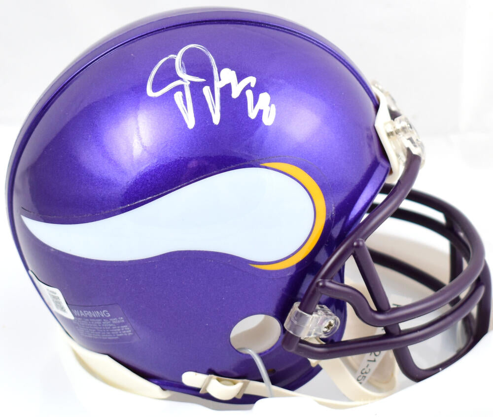 Justin Jefferson Autographed Mini Helmet (White) – Minnesota Awesome