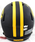 Brett Favre Autographed Packers F/S Eclipse Speed Authentic Helmet-Beckett Hologram *Yellow Image 3