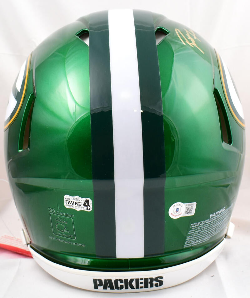 Brett Favre Green Bay Packers Autographed Riddell Pro-Line Helmet