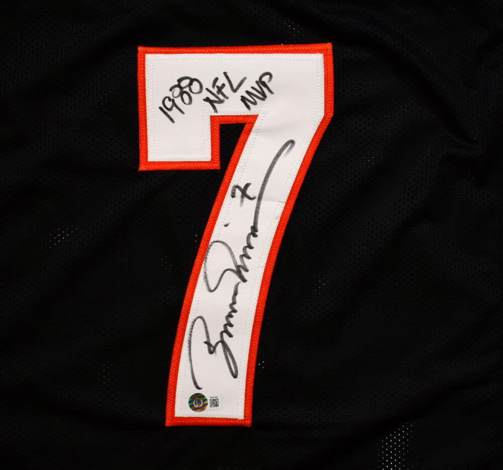 Boomer Esiason Authentic Signed Black Pro Style Jersey Autographed