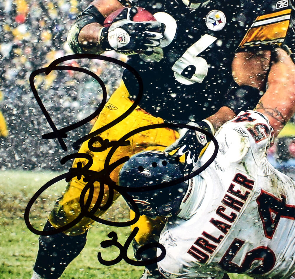 Jerome Bettis Autographed Steelers 8x10 Urlacher Snow Photo