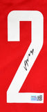 Alperen Sengun Autographed Houston Rockets Red Nike Fast Break Replica Jersey - Tristar *Black Image 2