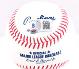 Chuck Knoblauch Autographed Rawlings OML Baseball w/ 98,99,00 WS Champs- Beckett W Hologram *Blue Image 2
