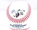 Jim Leyritz Autographed Rawlings OML Baseball w/96,99,00 WS Champs- Beckett W Hologram *Blue Image 2