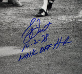 Bucky Dent Autographed Yankees 16x20 B/W Photo w/Walk Off HR-Beckett W Hologram *Blue Image 2