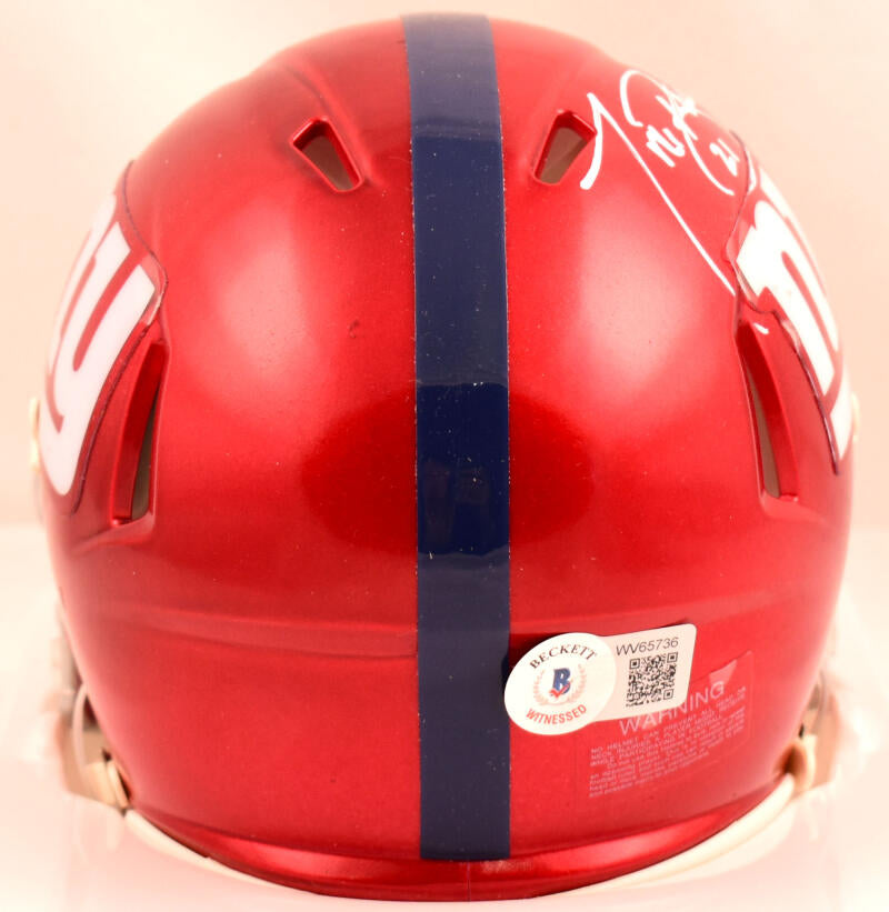 This NY Giants helmet is tough 