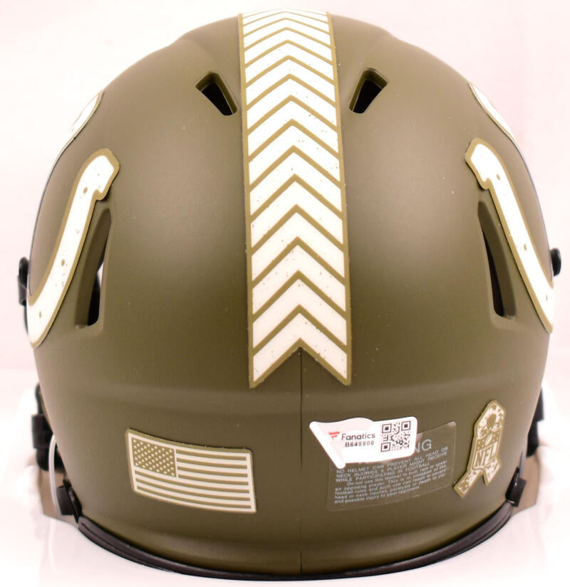 George Kittle Signed 49ers Salute to Service Speed Mini Helmet