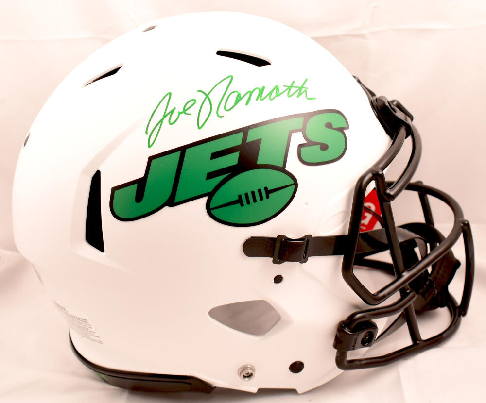 Joe Namath Autographed New York Jets Full Size Helmet