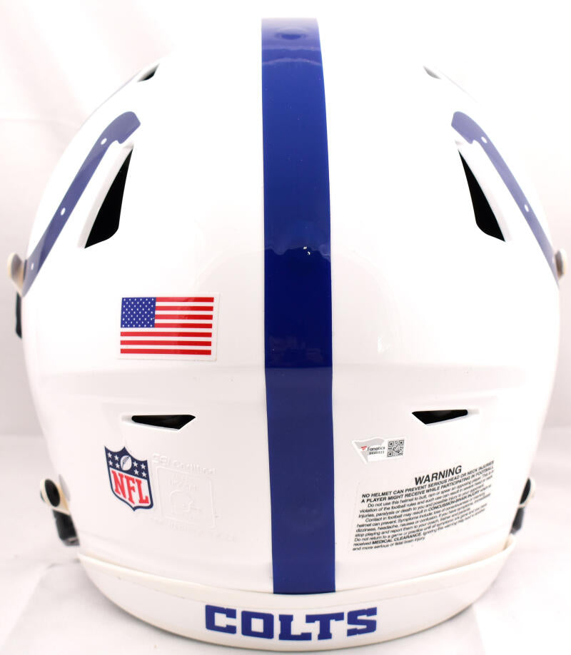 Peyton Manning Autographed Indianapolis Colts Riddell Full Size Authentic  Speed Helmet