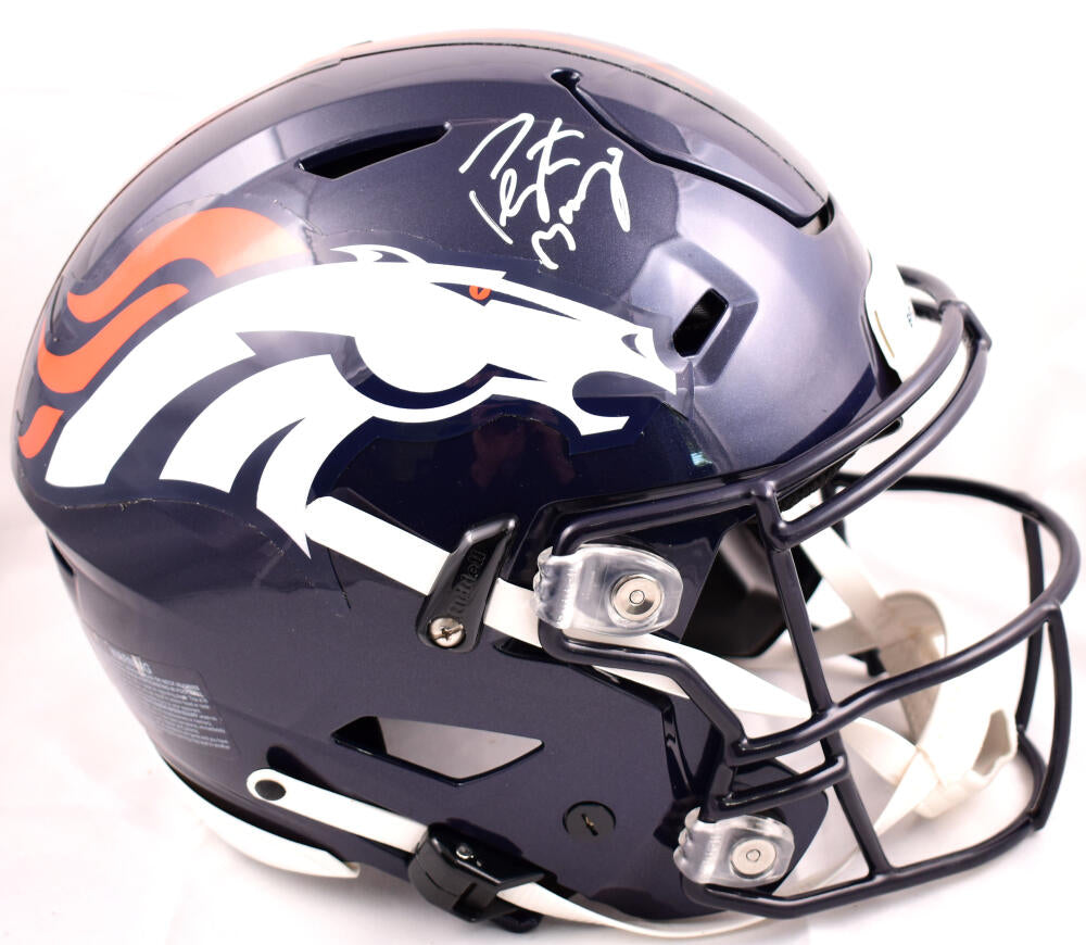 Peyton Manning Denver Broncos Autographed Riddell Flash Speed