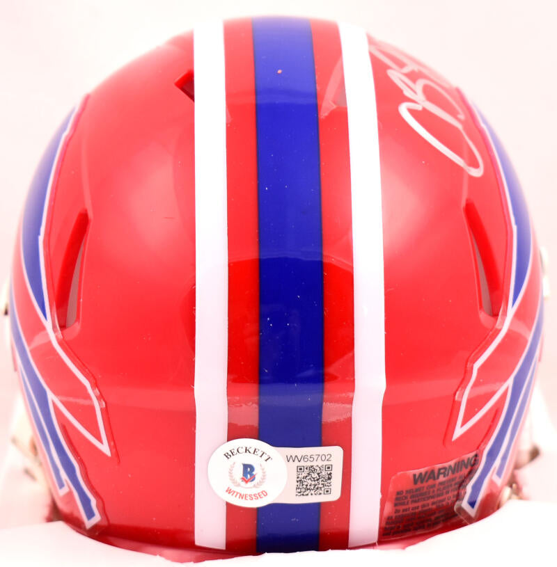 Cole Beasley Autographed Buffalo Bills 87-01 Speed Mini Helmet-Beckett –  The Jersey Source
