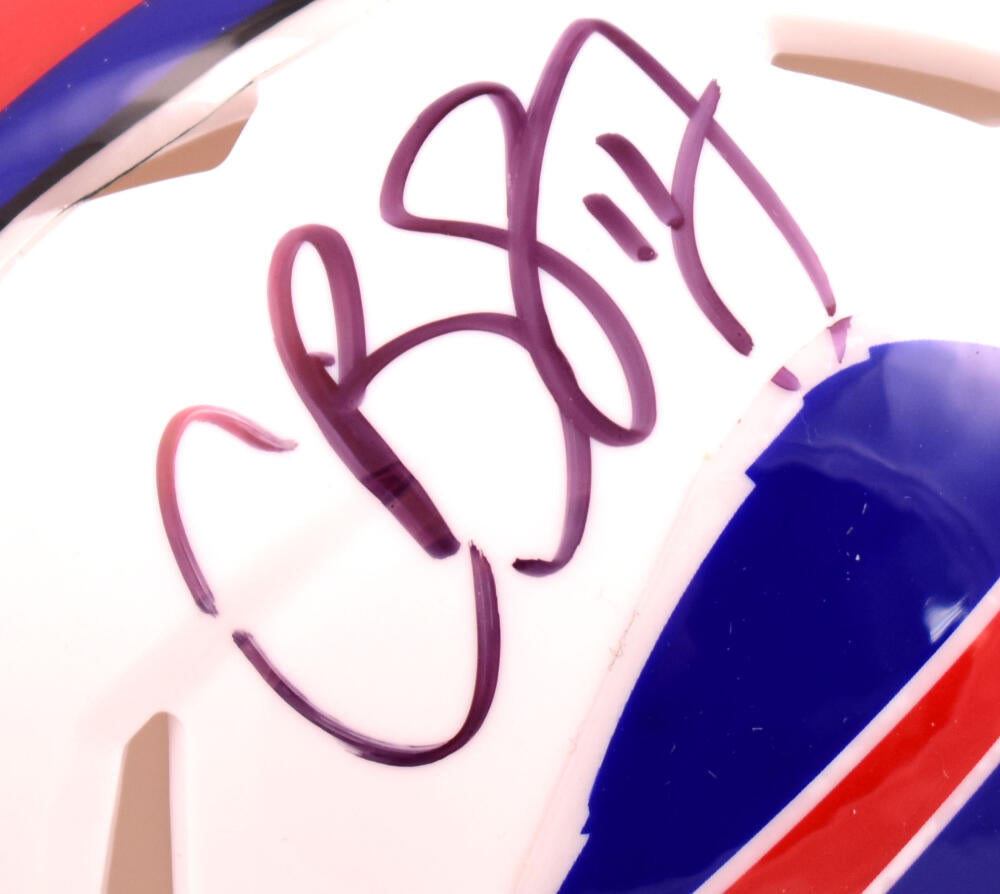 Cole Beasley Autographed Signed Buffalo Bills 2021 Speed Mini