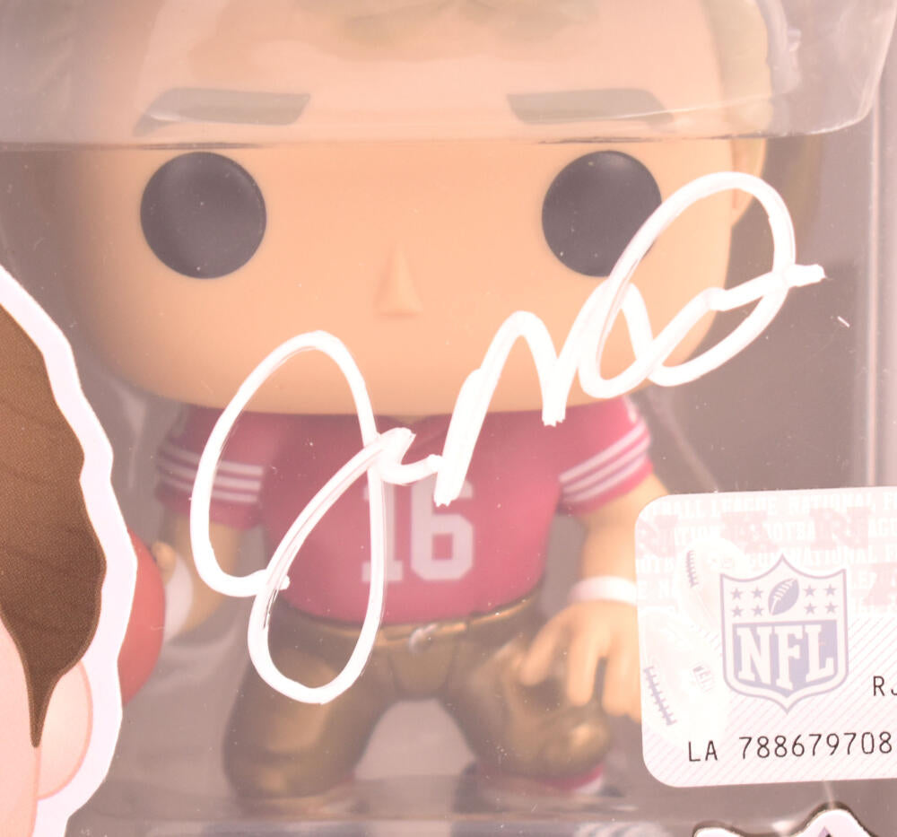 Joe Montana Autographed San Francisco 49ers Funko Pop #84- Beckett Hol –  The Jersey Source