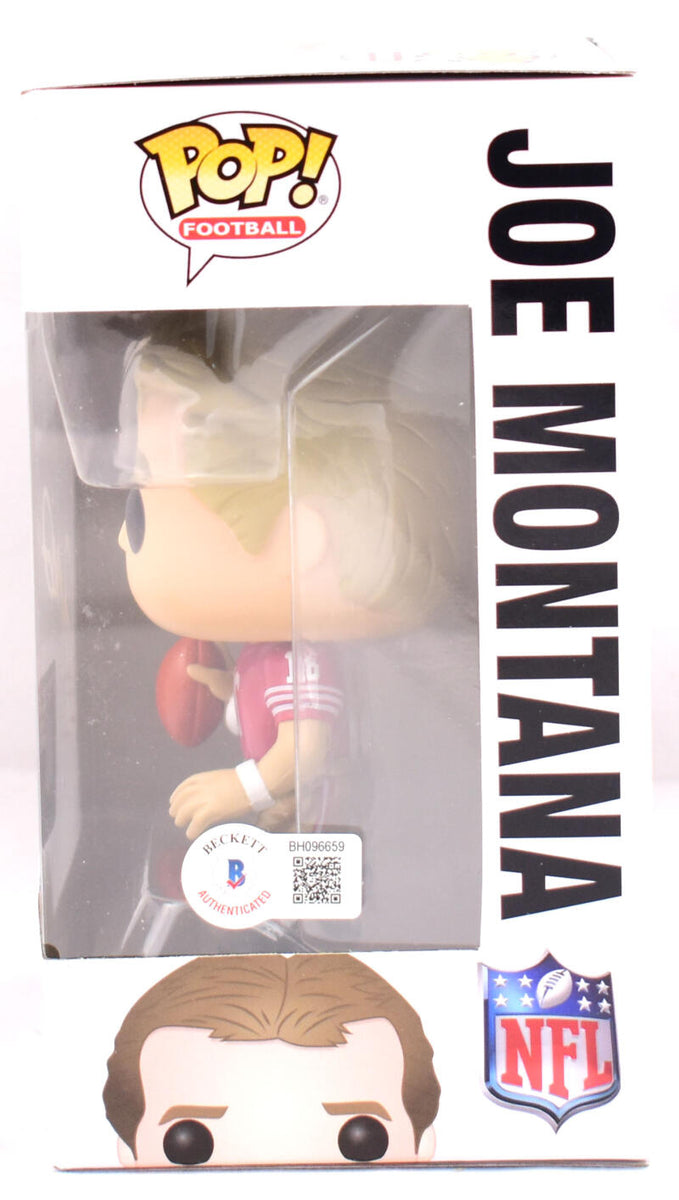 Joe Montana Autographed San Francisco 49ers Funko Pop #84- Beckett Hologram  *White