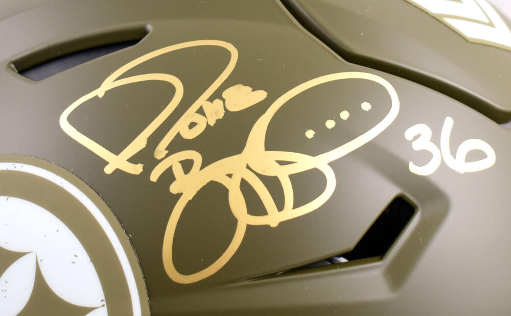 : Jerome Bettis Signed Steelers F/S Salute to Service