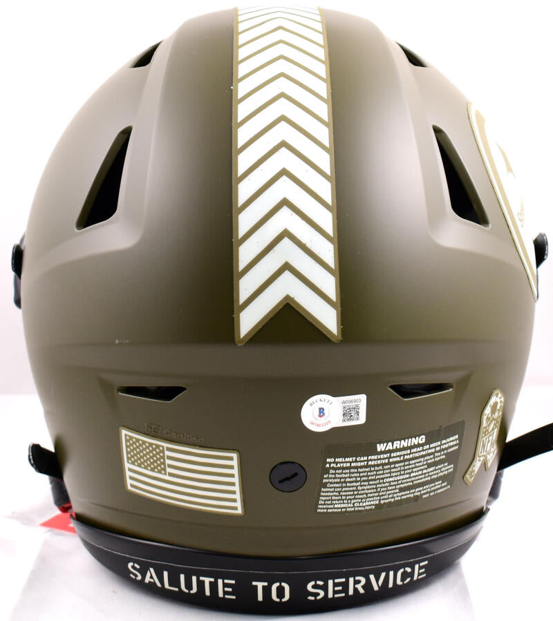 Riddell Pittsburgh Steelers 2023 Salute to Service Speed Flex Authentic Helmet