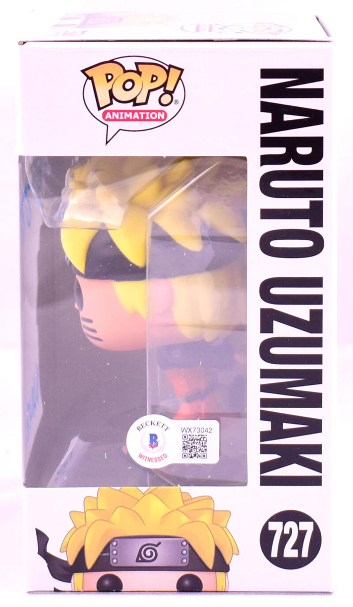 Maile Flanagan Signed Naruto Funko Pop Figurine 181-Beckett W Hologram  *Orange
