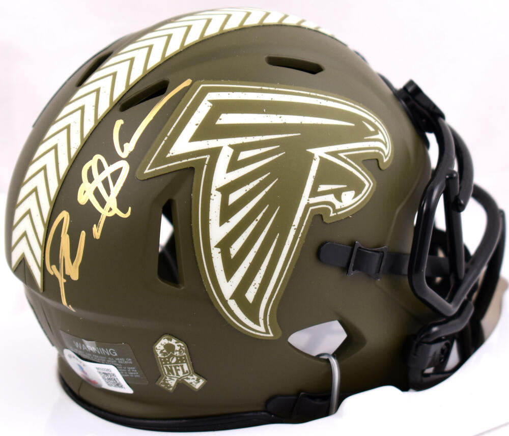 Atlanta Falcons NFL Salute to Service Riddell Speed Mini Helmet