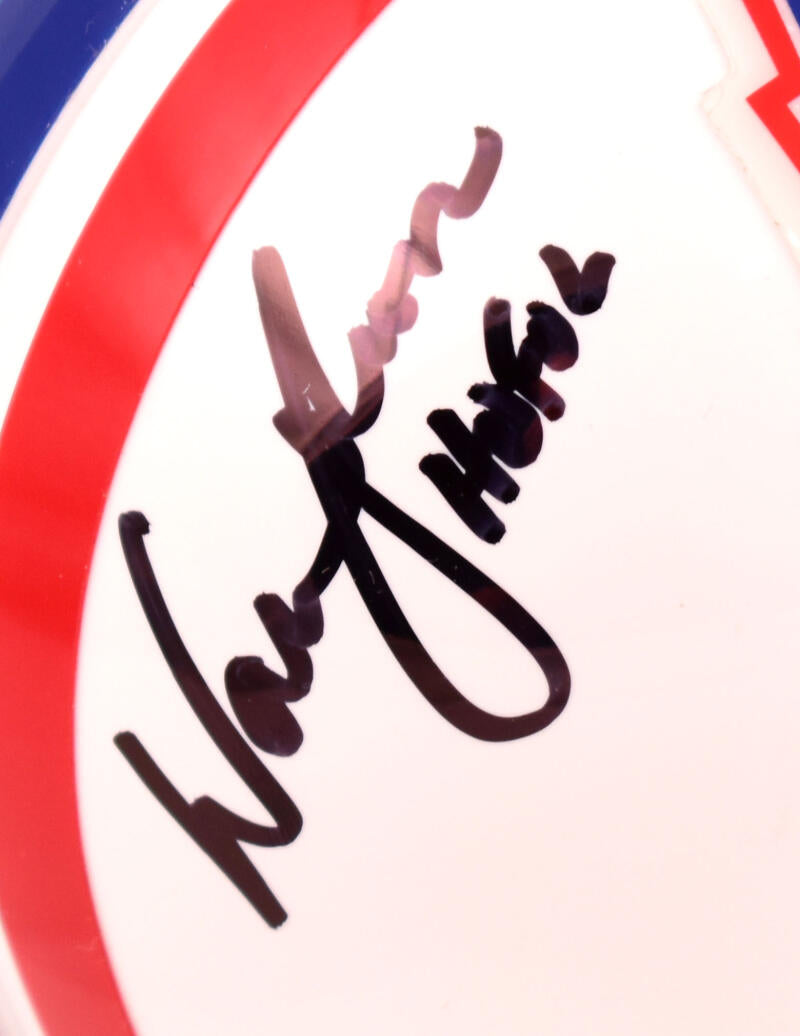 Richard Seymour Signed Patriots Throwback Speed Mini Helmet (Beckett)