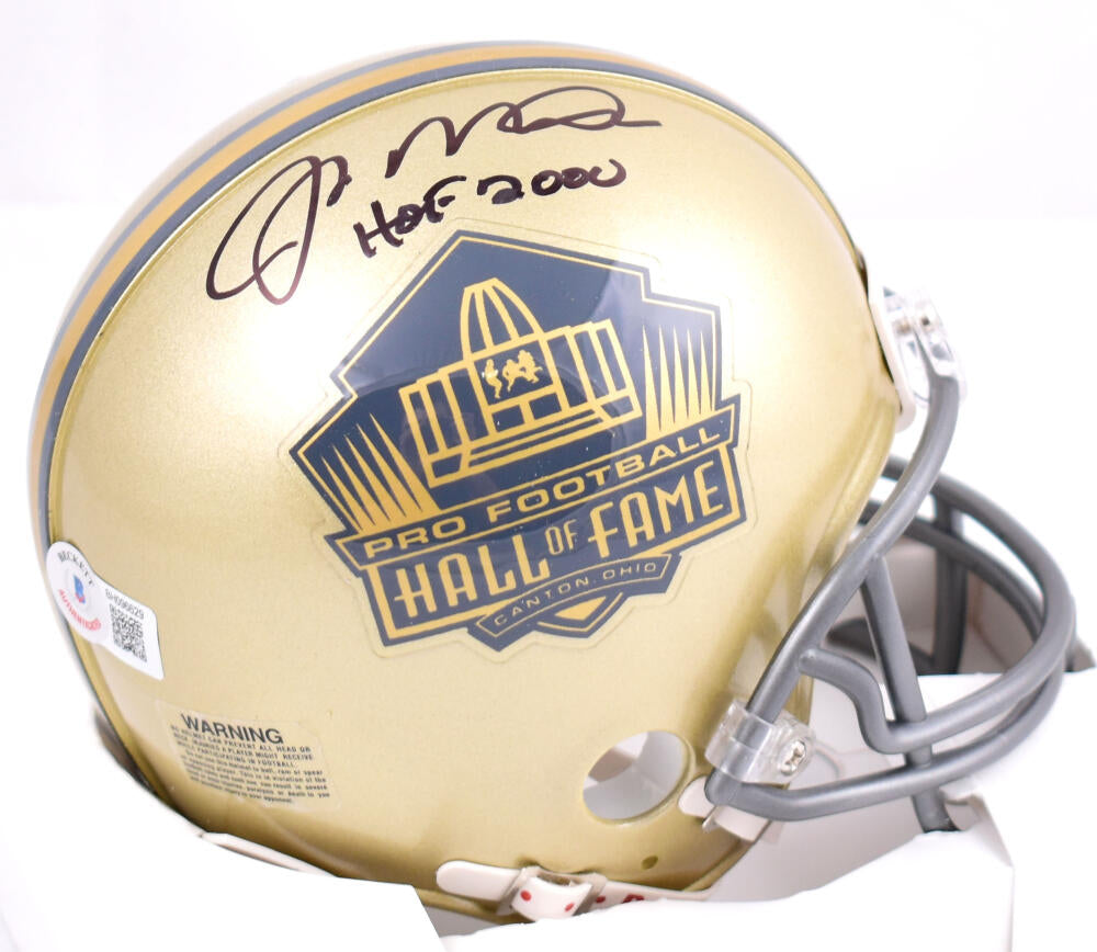 Autographed Hall Of Fame Mini Helmet