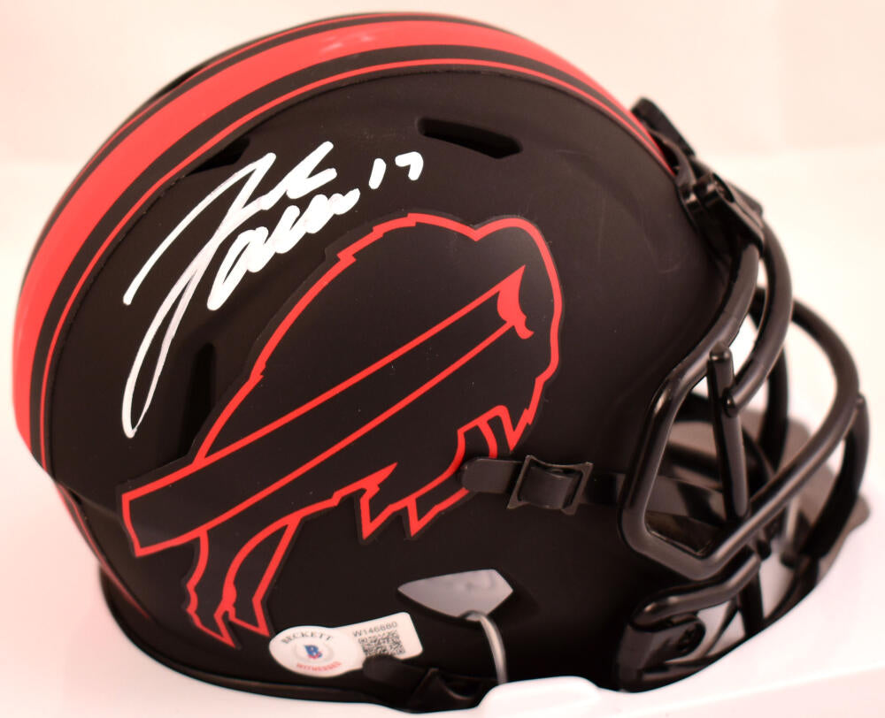 Josh Allen Autographed Buffalo Bills Eclipse Speed Mini Helmet-Beckett –  The Jersey Source