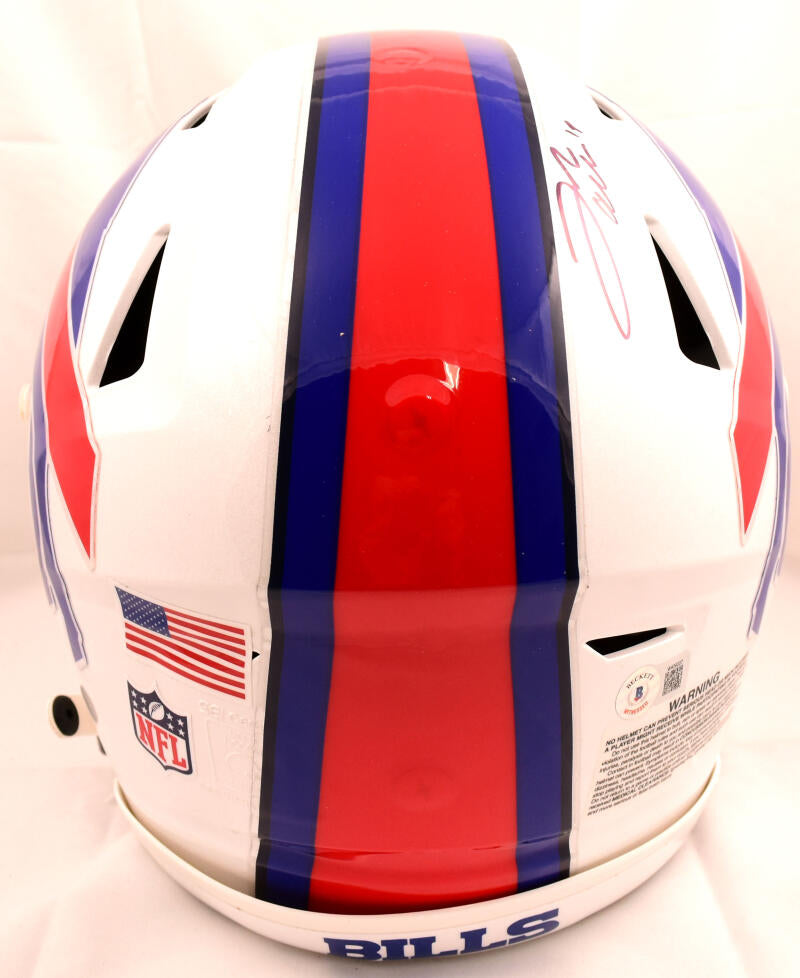 Josh Allen Autographed Buffalo Bills Full Size Flash Helmet