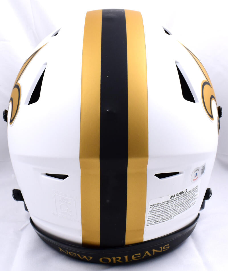 Full size saints helmet Derek Carr signed