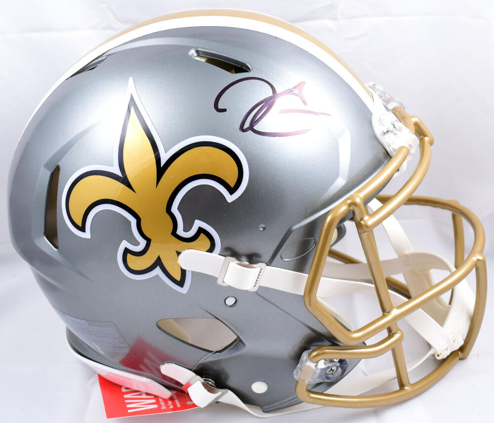 Derek Carr New Orleans Saints Autographed Riddell Speed Authentic Helmet