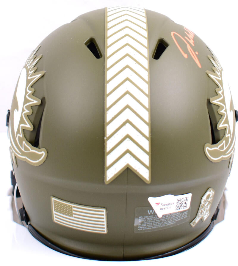 Miami Dolphins SpeedFlex Football Helmet Salute to Service