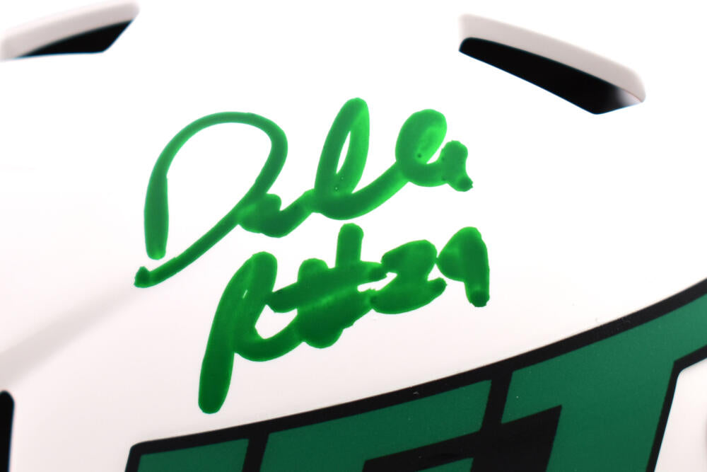Darrelle Revis Autographed New York Jets Lunar Speed Mini Helmet