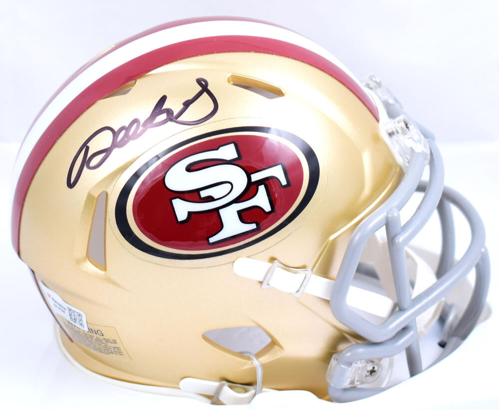 Deebo Samuel San Francisco 49ers Autographed Riddell Speed Mini Helmet -  Autographed NFL Mini Helmets