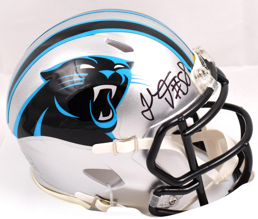 Christian McCaffrey Autographed Carolina Panthers Black Jersey