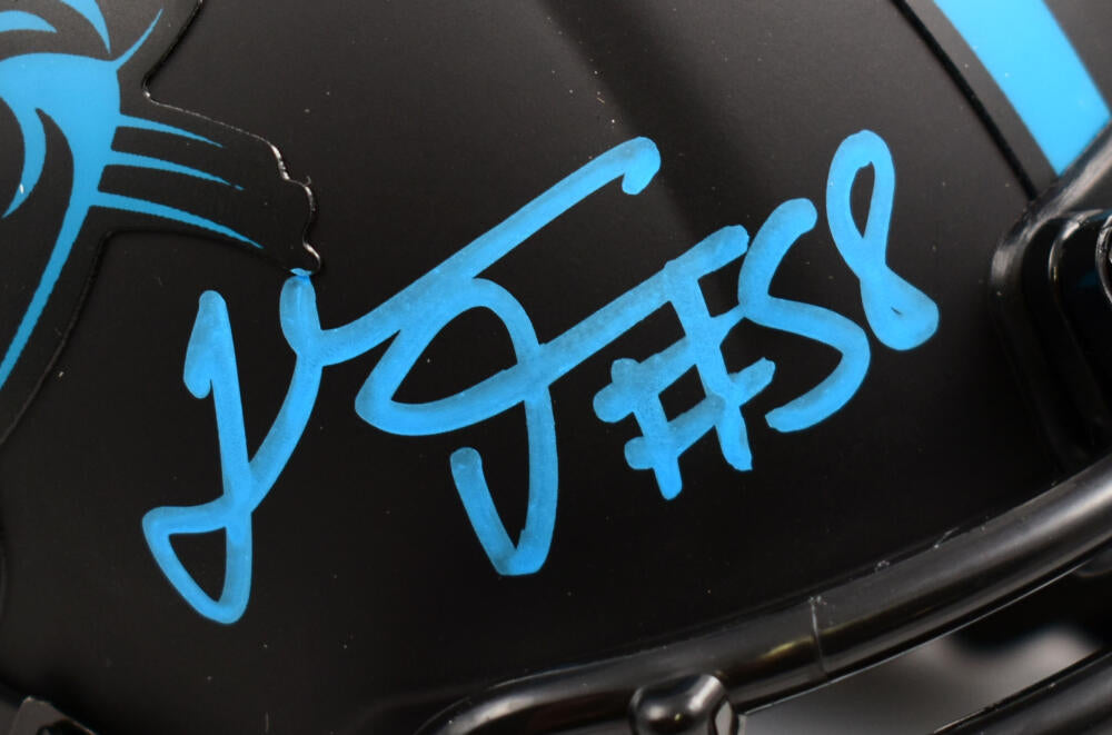 Thomas Davis Autographed Carolina Panthers Eclipse Speed Mini Helmet- – The  Jersey Source