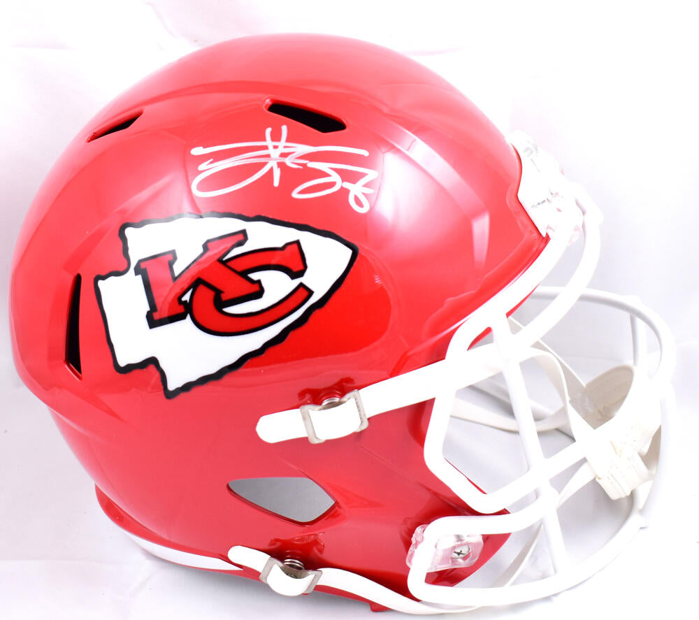 Chiefs Travis Kelce Autographed Signed Full Size Speed Helmet