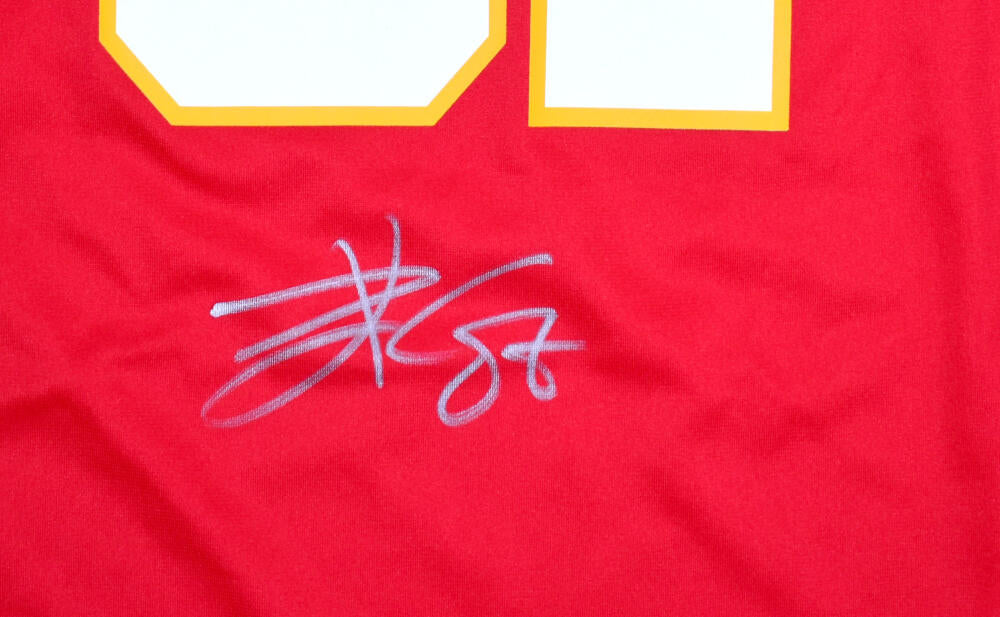 Travis Kelce Autographed Kansas City Chiefs Red Nike Game Jersey- Beck –  The Jersey Source