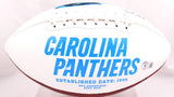 Luke Kuechly Thomas Davis Autographed Carolina Panthers Logo Football- Beckett W Hologram *Black Image 4