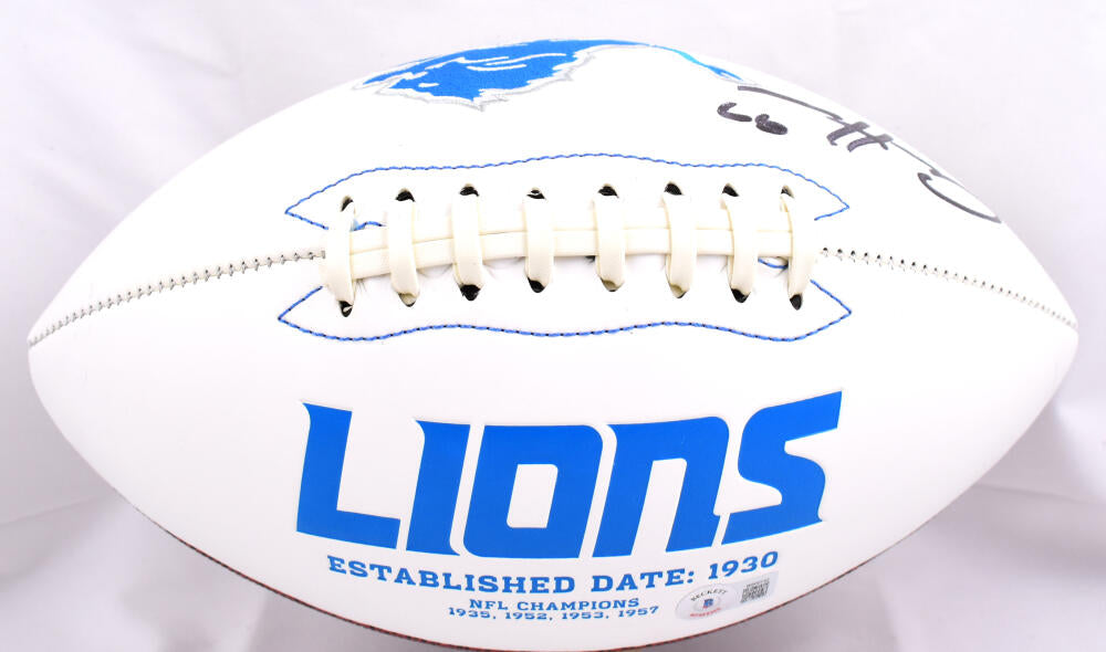 Aidan Hutchinson Detroit Lions Autographed Wilson Duke Full Color Pro  Football