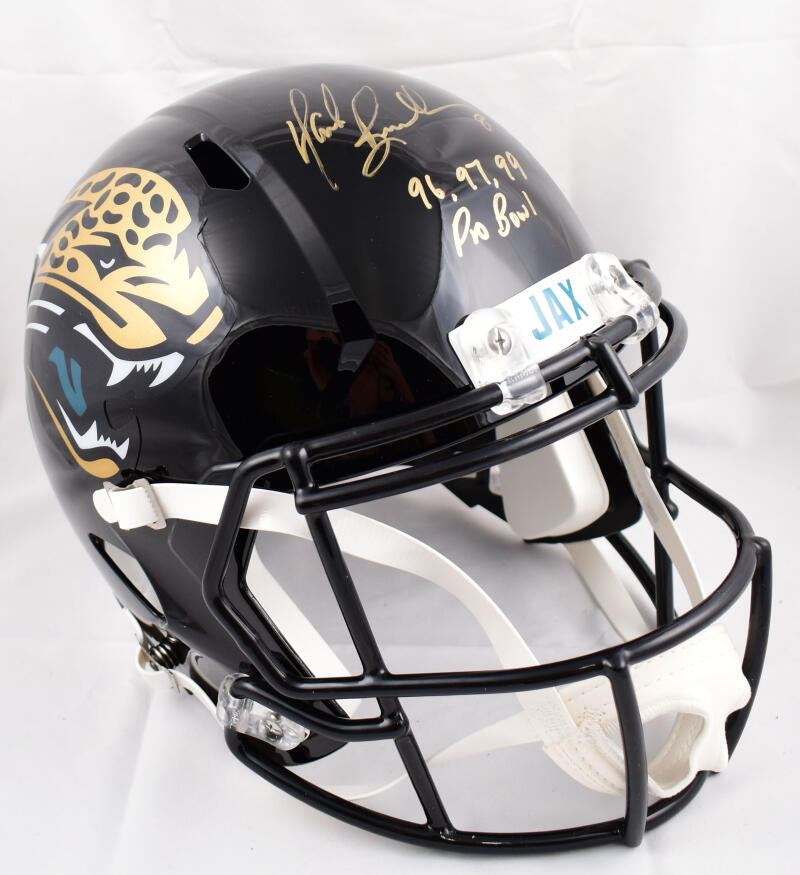 Jacksonville Jaguars Lot Original Logo Helmet Relic Brunell Signed Football  Slu