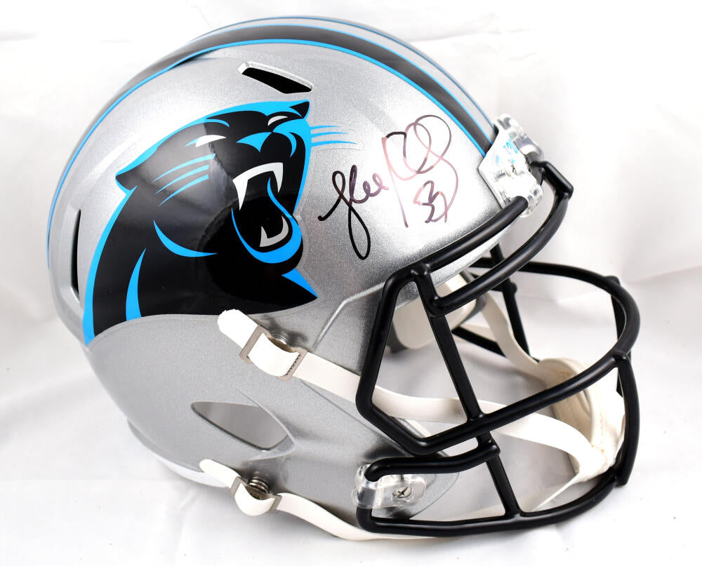 Luke Kuechly Autographed Carolina Panthers Flat Black Mini Helmet- Bec –  The Jersey Source