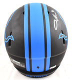 Aidan Hutchinson Autographed Detroit Lions F/S Eclipse Speed Helmet-Beckett W Hologram *Silver Image 3