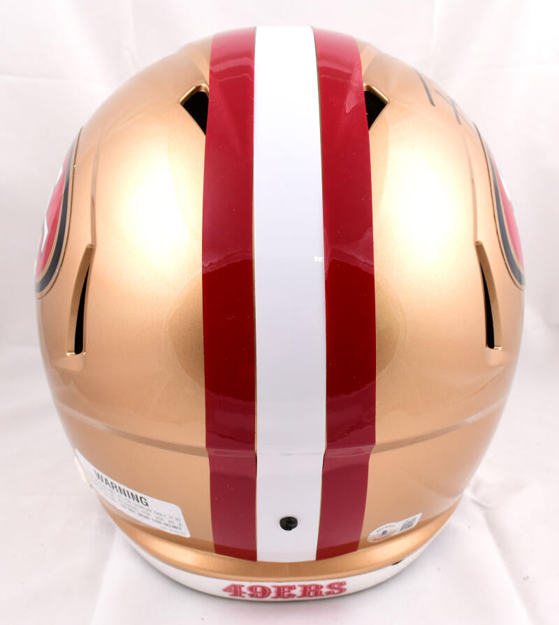 NFL San Francisco 49ers Frank Gore Speed Replica Full Size Helmet Lunar  Eclipse